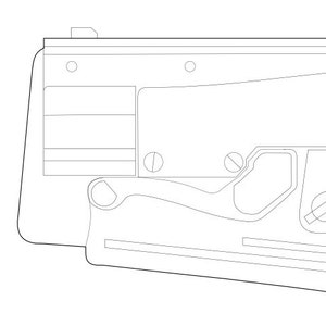 Fallout 10mm Pistol Blueprint