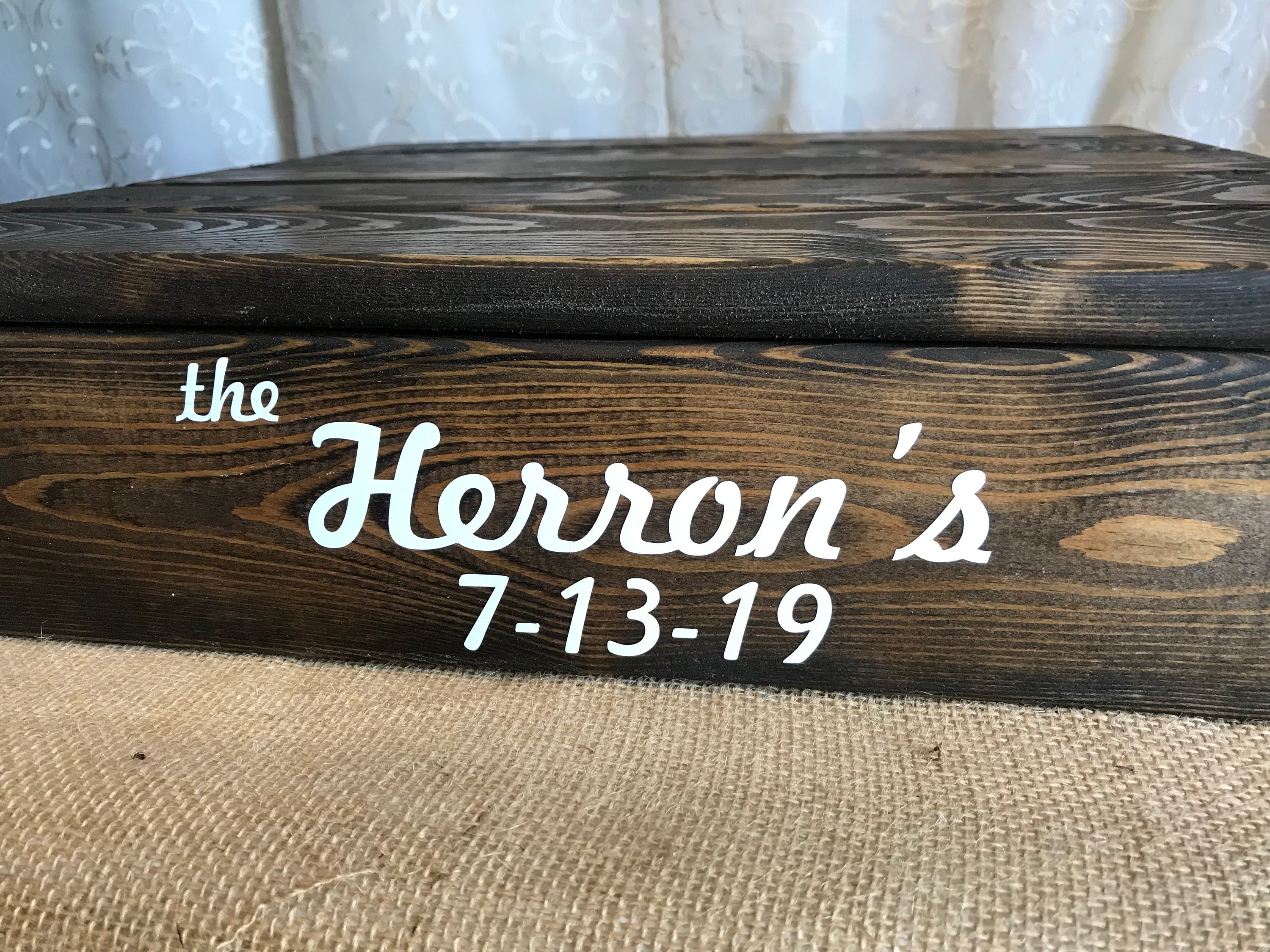 16x16 Wood Customized Wedding Cake Stand Country Cake Stand Rustic