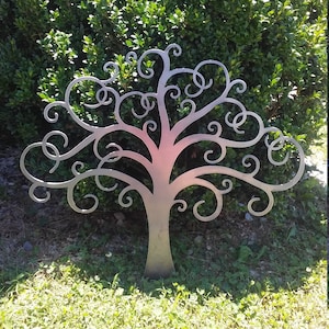 Tree of Life Metal Sign - Metal Wall Art- 24 inch or 34 inch