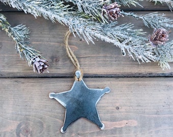 Deputy love Christmas Ornament-Christmas Decor, Rustic Christmas,unique christmas gifts-deputy christmas idea