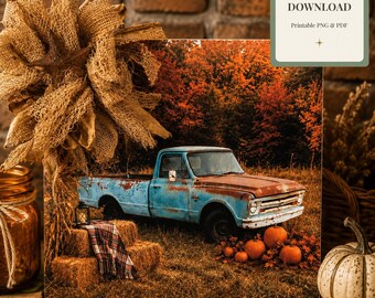 Colección imprimible de óxido y calabazas (descarga digital)