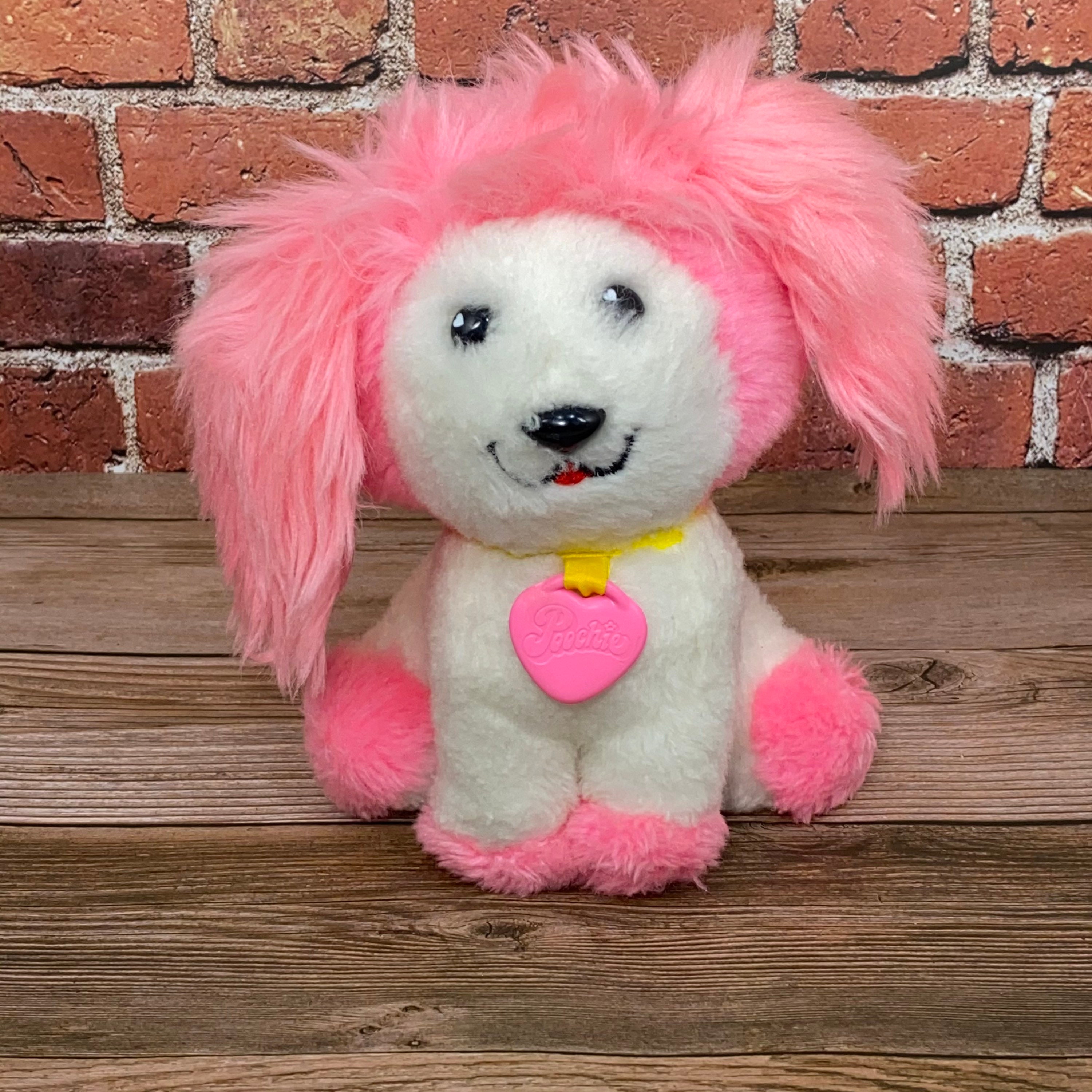 Vintage Mattel Poochie Puppy Dog Plush 80s Pink and White - Etsy Vintage Mattel Poochie Puppy Dog Plush 80s Pink and White - Etsy