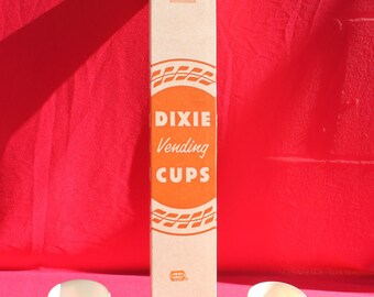 Vintage NOS Dixie Cups Groovy Mod