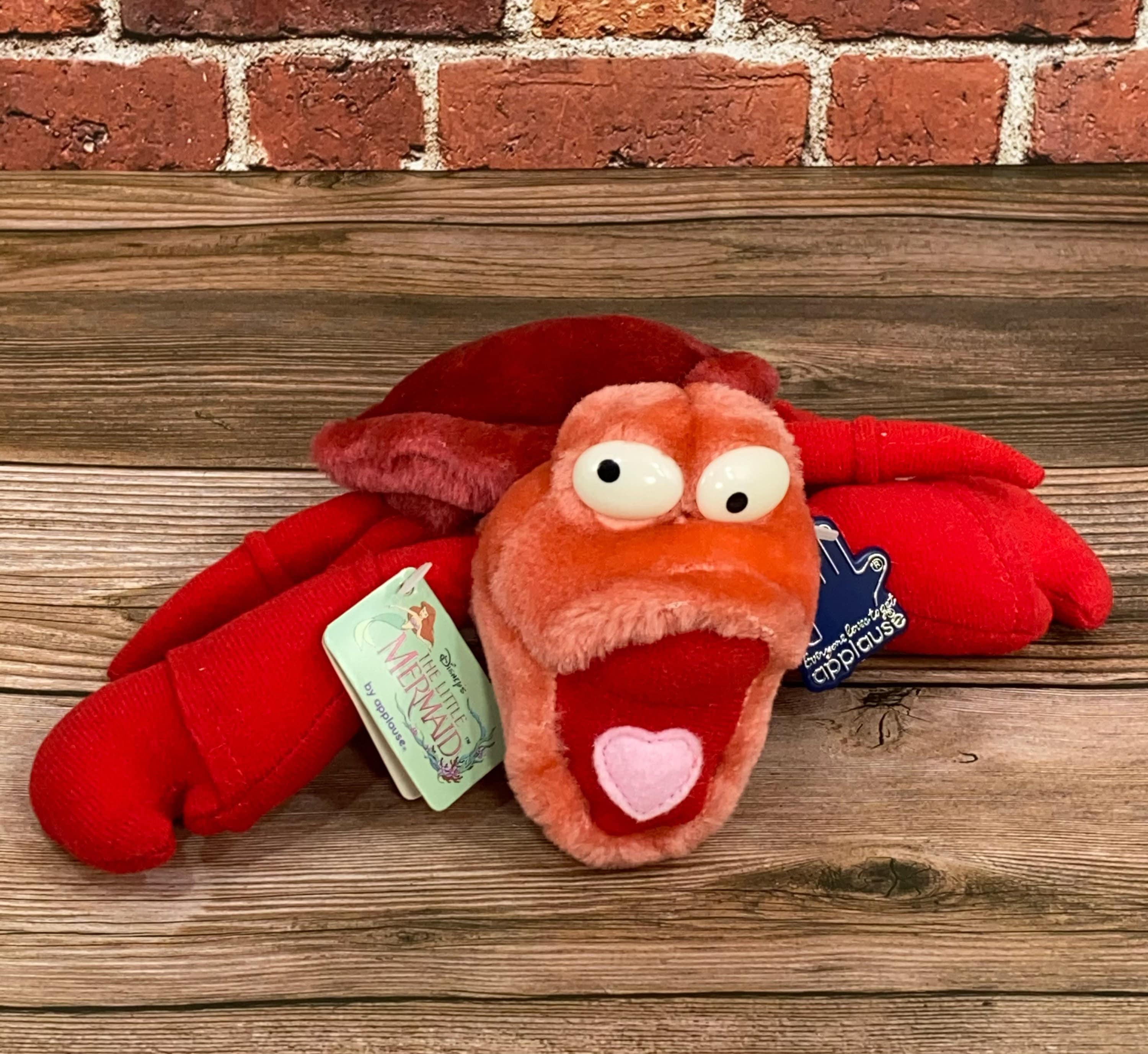 Vintage Applause Disney the Little Mermaid Sebastian Plush Stuffed