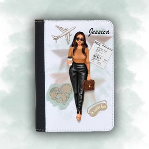 Passport Case, Personalized Passport cover, Passport holder, Bridesmaid Gift, HoneyMoon gift, Travel lover Gift, Custom passport