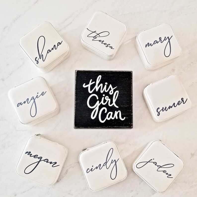 Travel Jewelry Case Bridesmaid Gift Personalized Jewelry Etsy UK