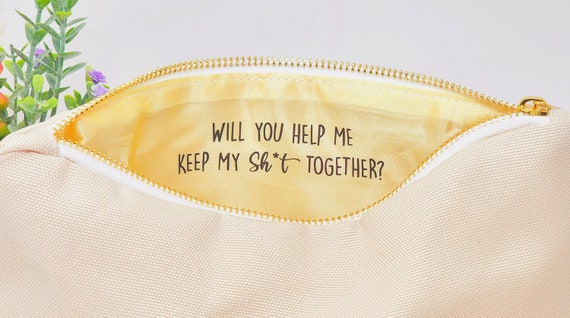 Help Me Keep My Shit Together Bridesmaid Gift Will You Be - Etsy