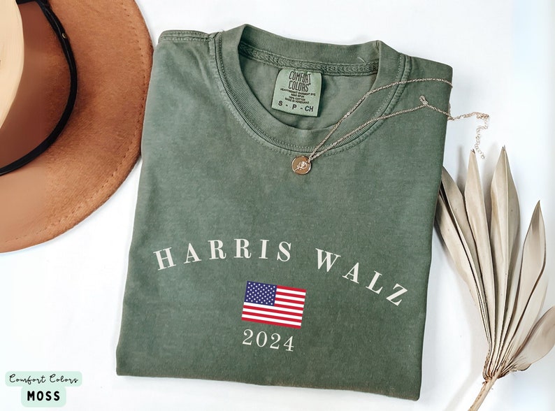 Chemise Comfort Colors® Harris Walz 2024, Kamala Harris Walz, Chemise