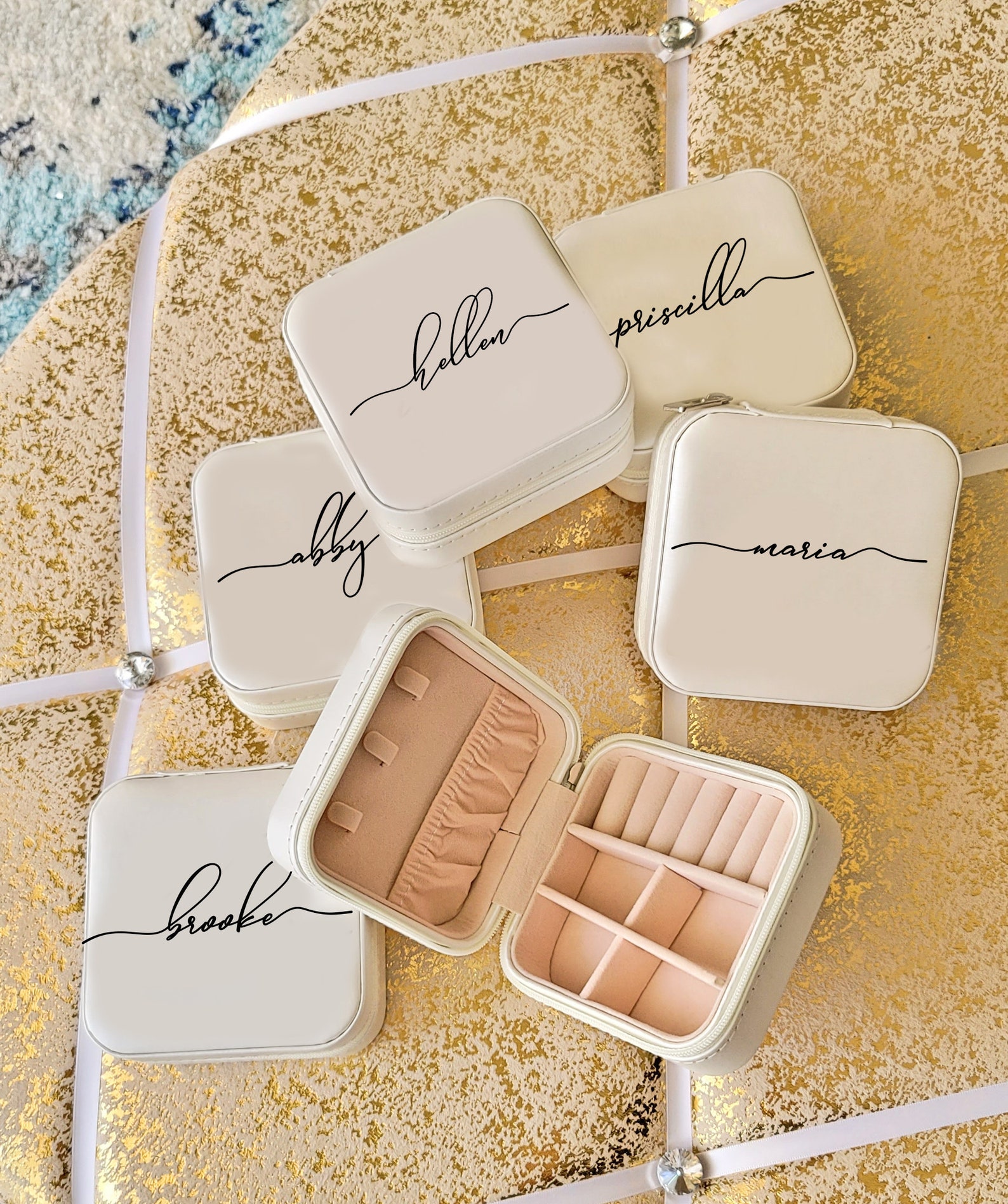 DIY Plain Travel Jewelry case DIY Personalized jewelry case Etsy