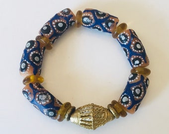 Beaded Bracelet/African Bracelet| Tribal Bracelet/Bracelet/ Stackable Bracelet/ Strech Bracelet/Stacking Bracelet/Gift for her