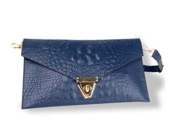 Envelop Crossbody Bag (Blue)