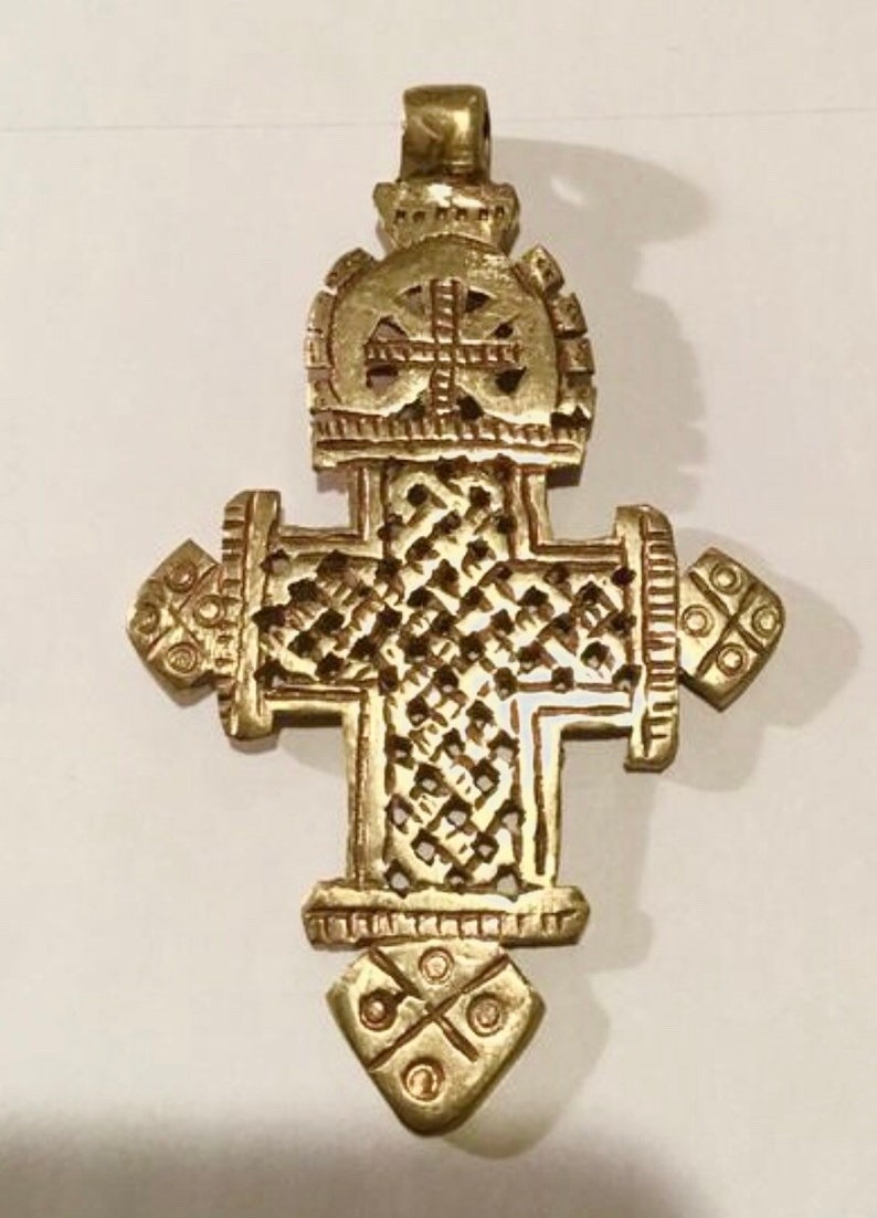 Ethiopian Coptic Cross Cross Pendant Ethiopian Jewelry | Etsy