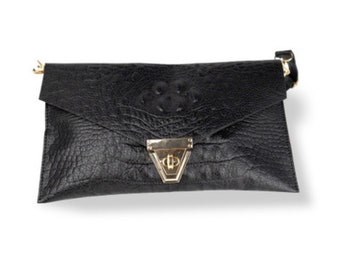 Envelop Crossbody Bag (Black)