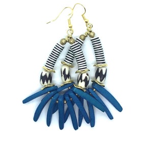 Tribal Earrings|Boho Earrings|Bohemian  Earrings| Bohemian Earrings| Gift for her| Christmas Gift| Statement Earrings|African Earrings