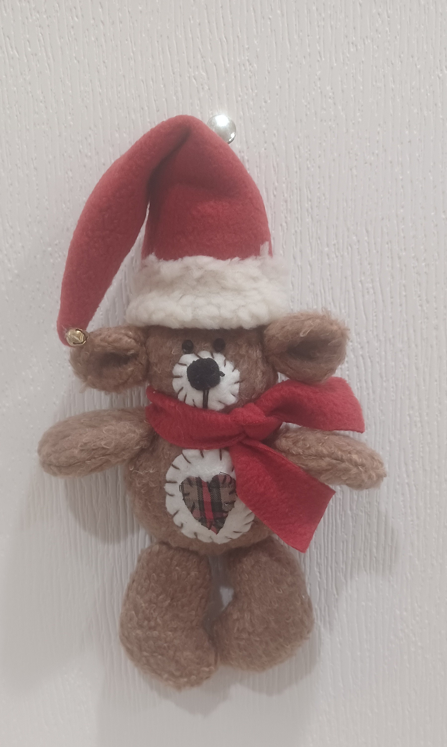 Teddy Bear Ornament, Teddy Bear, Christmas Ornament, Holiday Ornament ...