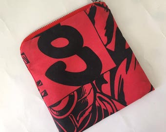 Rojo & Negro Comic Print Spiderman Monedero / Cremallera Monedero / Bolso Pequeño / Bolsa / Pequeño Bolso Cosmético / Secreto Santa Regalo / Relleno de Medias