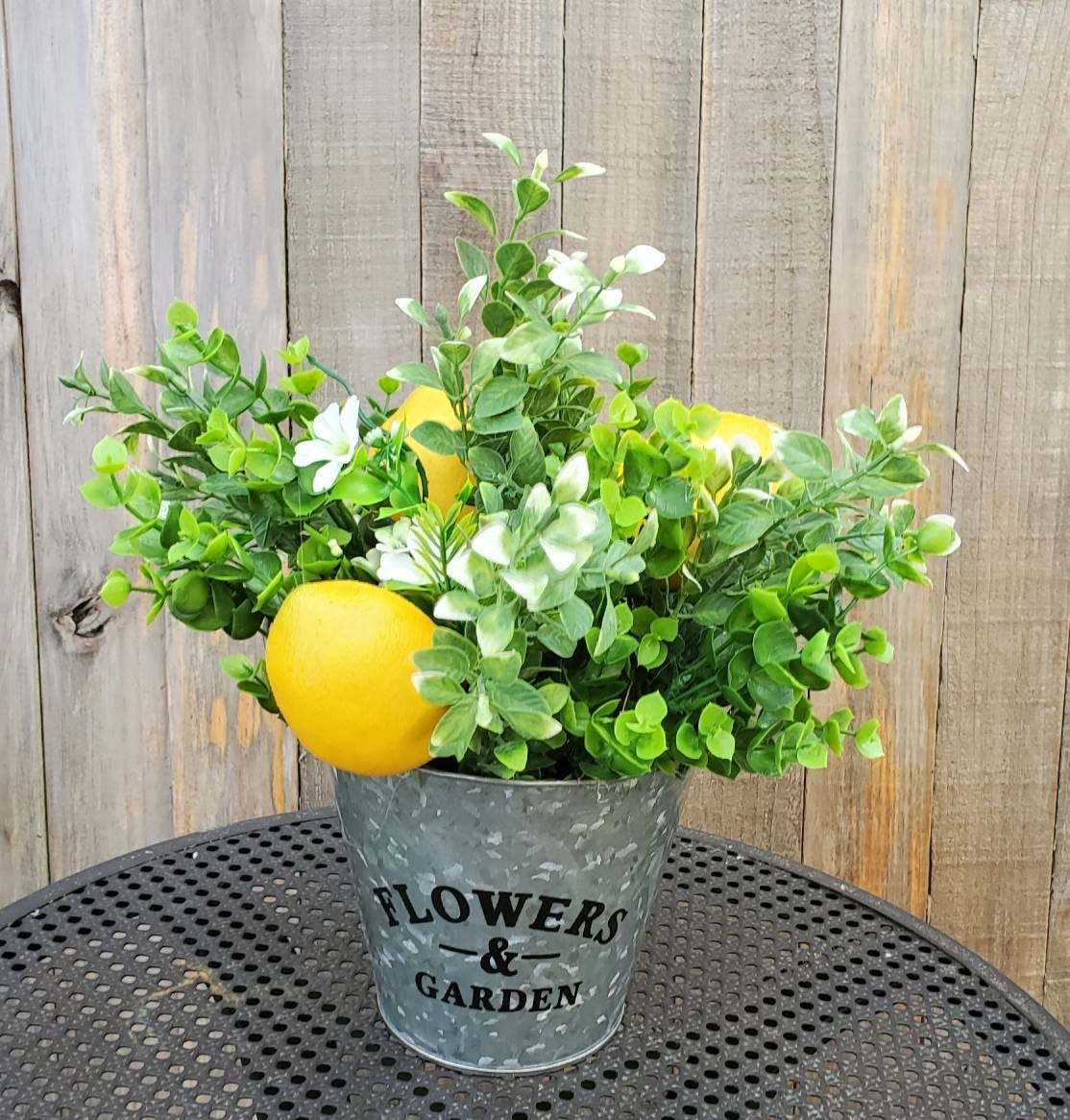 Lemon Arrangement Centerpiece for Dining Room Table Fruit Etsy