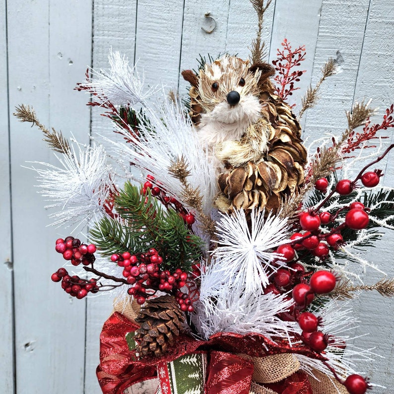 Porcupine christmas stuffed animal