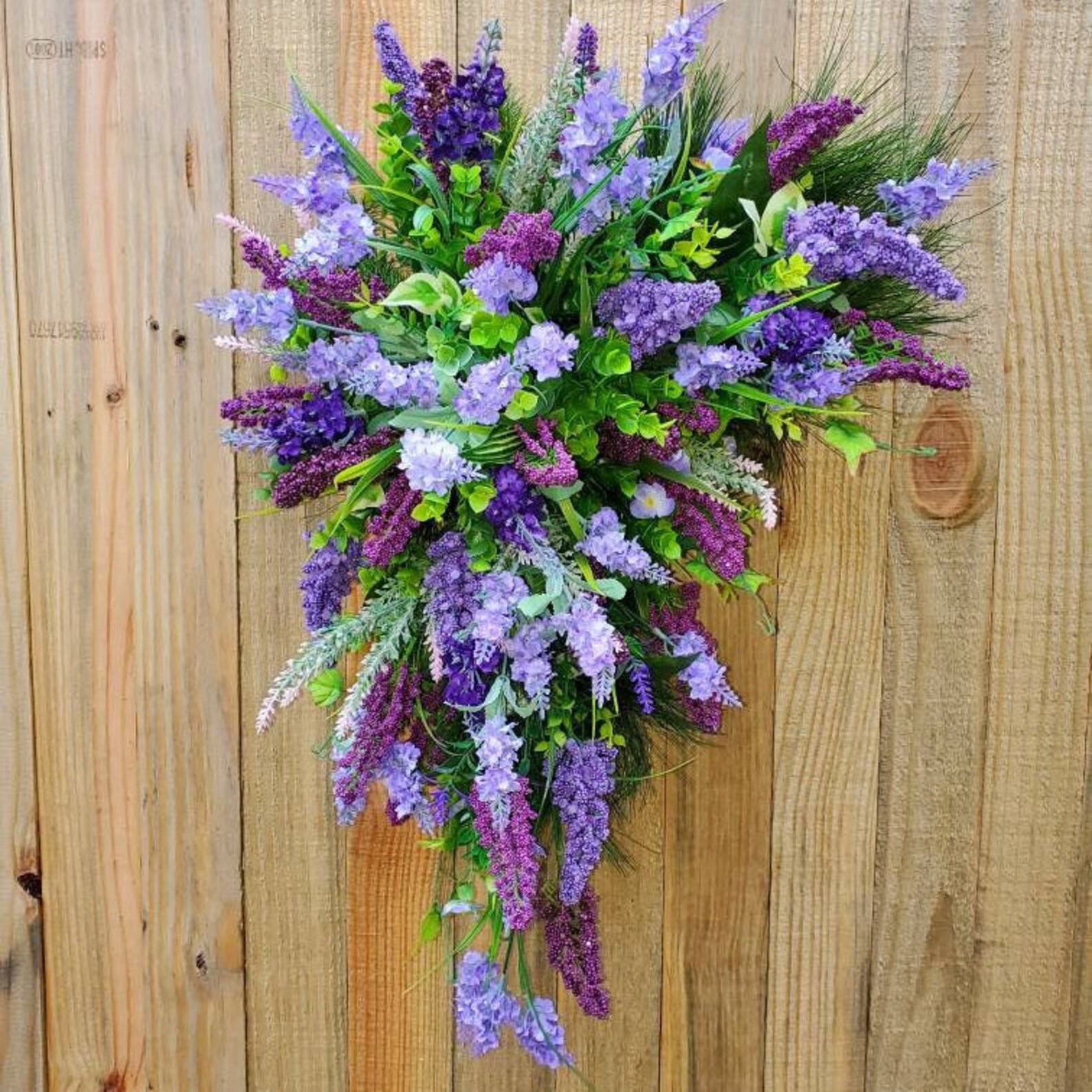 Lavender Corner Wedding Arch Swag Whimsical Lavender Corner Etsy