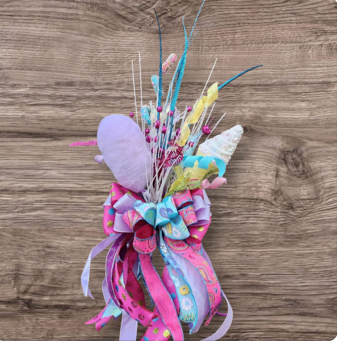 Cupcake Candy Land Christmas Tree Topper Bow 360 Degrees Viewing - Etsy