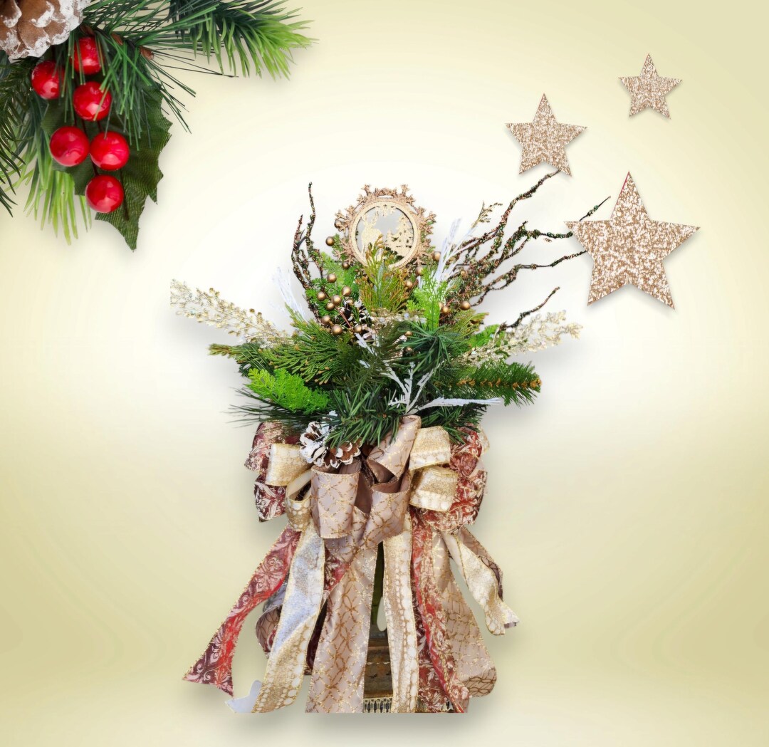 Nature Inspired Tree Topper 360 Degree Viewing - Etsy