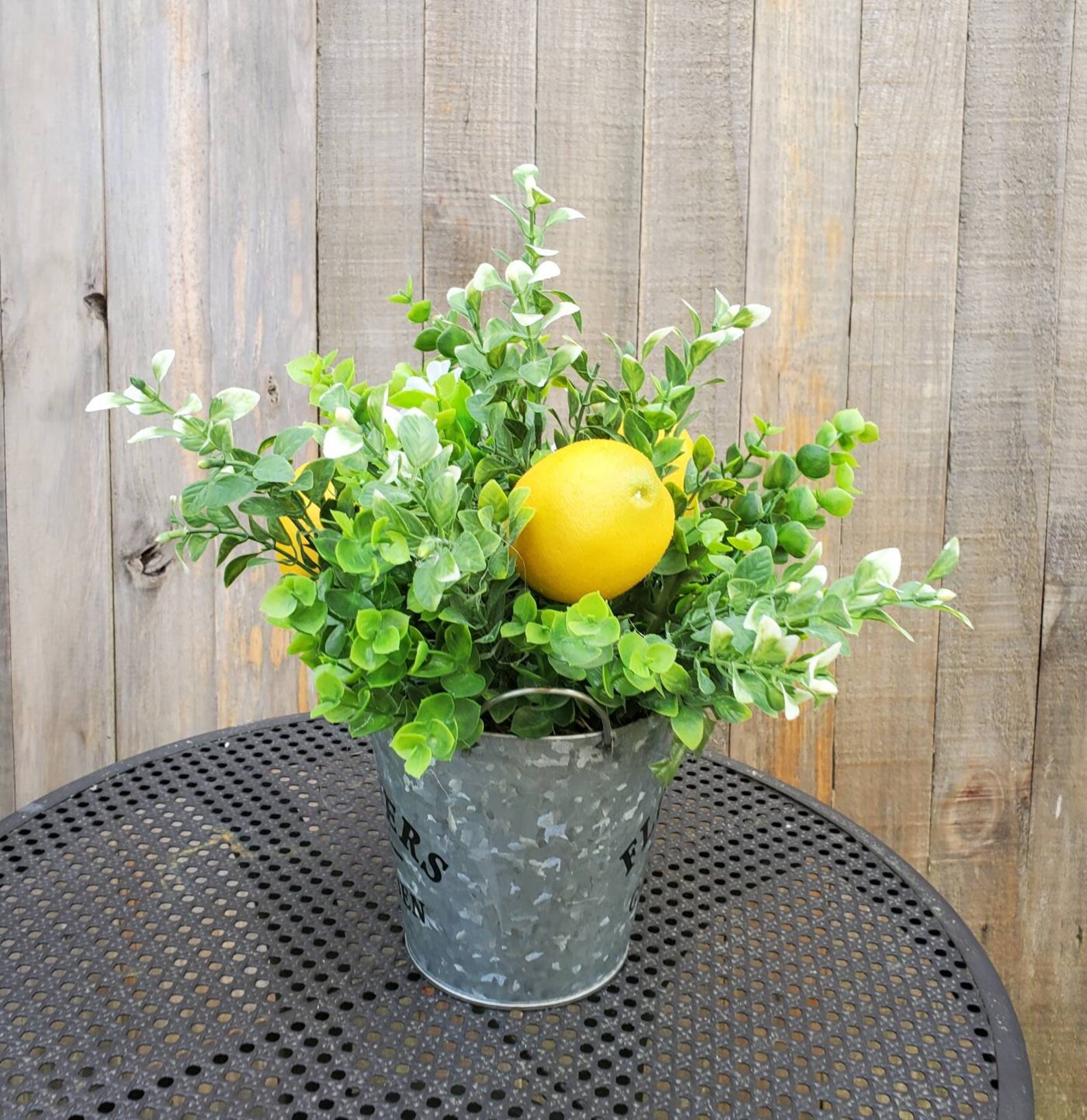 Lemon Arrangement Centerpiece for Dining Room Table Fruit Etsy