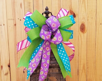 Easter Bow~ Easter Wreath Bow ~ Easter Basket Gift Bow