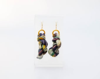 Boucles d'oreilles Skien en fil de forêt de conte de fées