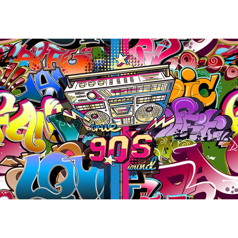 80's 90's Hip Hop Rock Roll Party Retro Vintage Graffiti