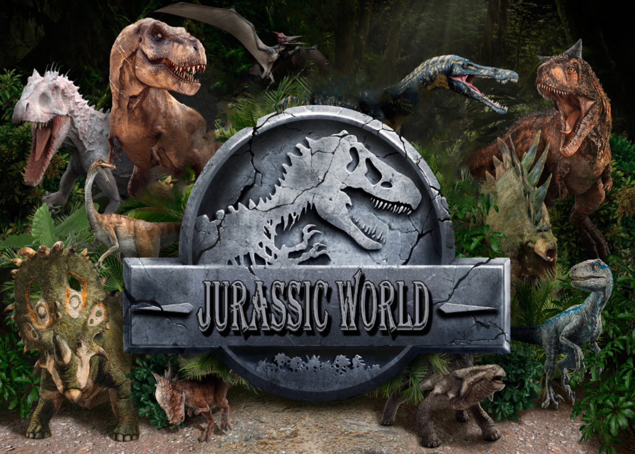 Jurassic Park World Dinosaur Birthday Photography Studio - Etsy Ireland