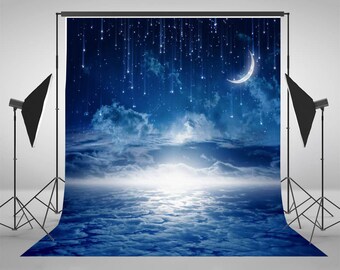 SZZWY 5x7ft Blue Sky Backdrop Night Blue Starry Wolves Photography Backdrops Photo Studio Background Props LYXC118 SZZWY 5x7ft Blue Sky Backdrop Night Blue Starry Wolves Photography Backdrops Photo Studio Background Props LYXC118