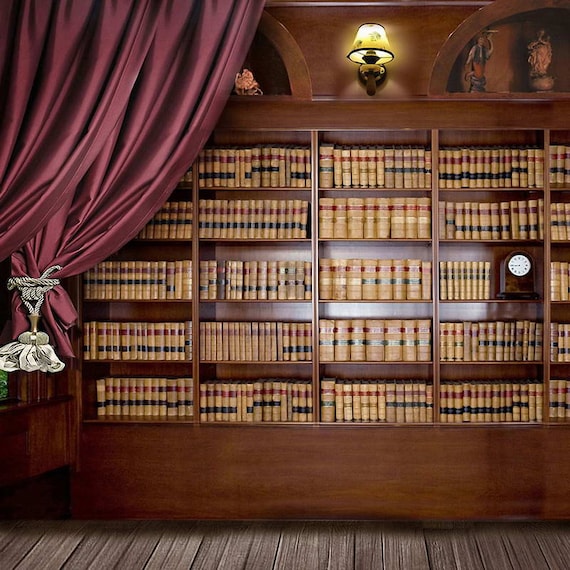 Bookshelf School Study Room Library Books Photography Studio Etsy