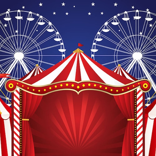 Carnival Circus Tent Photography Studio Backdrop Background - Etsy