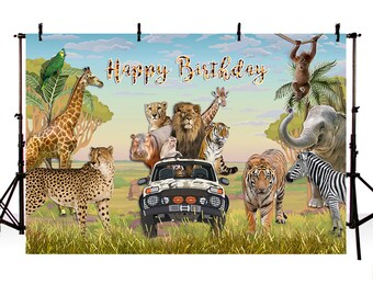 8x8FT Vinyl Photo Backdrops,Safari Savanna Giraffes Photo Background for Photo Booth Studio Props 8x8FT Vinyl Photo Backdrops,Safari Savanna Giraffes Photo Background for Photo Booth Studio Props