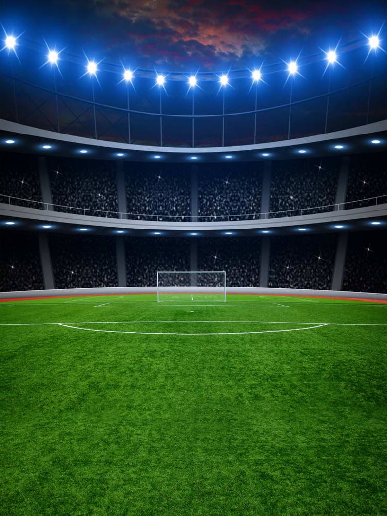 Vinyl Football Field Stadium Photography Studio Backdrop Etsy