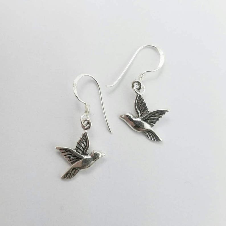 BIJOUX SILVER 925 COLIBRI D/'ARGENT MARIAGE BAGUE EN ARGENT MASSIF