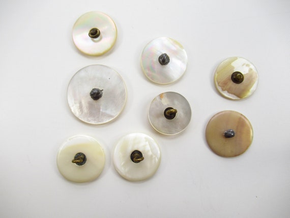 Mother of pearl shank buttons sale