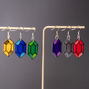 Rupee Earrings - Handcrafted Zelda Jewelry