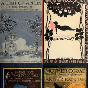 Arthur Rackham Illustrated Fairy Tales: 77 Vintage Children&#39;s Books (Digital Download)