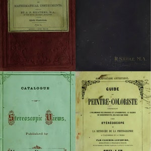 Stereoscope Optical Astronomical Instruments Microscopy Optomechanics Prisms Lenses Mirrors – 146 Rare Old Books on DVD