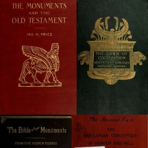 Mesopotamia Sumerians Chaldea Babylonia Assyria - Volume 2 - 204 old Books - Digital Instant Download
