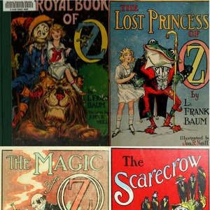 Wizard Of Oz Illustrated & Children Fairy Tales Fantasy - 27 Old Books – Digital Instant Download
