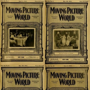 The Moving Picture World Magazine (1914-1915) - 105 Issues ON DVD