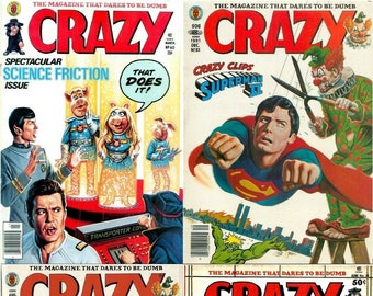 Crazy Magazine: 105 Illustrated Satire Comics (Digital Download)