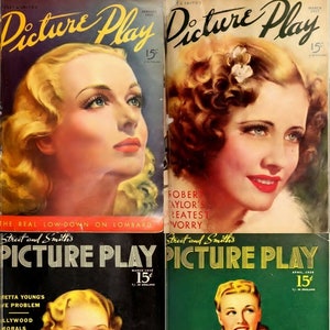 Picture Play - America Films Magazine Vol.2 (1925-1938) – 140 Old Issues - Digital Instant Download