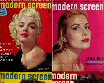 Modern Screen-America Movies Magazine Vol.2 (1946-1960) – 173 Old Issues - Digital Instant Download