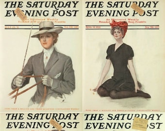 Saturday Evening Post Magazine (1903-1922) - 149 Old Issues (Digital Download)