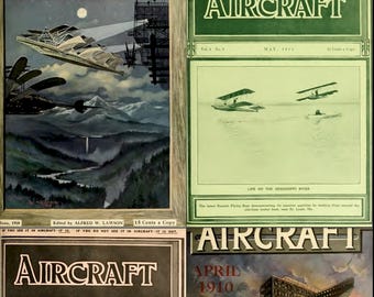 Early Aviation Aircraft Issue (1910-1915) – 60 Issues (Digital Download)