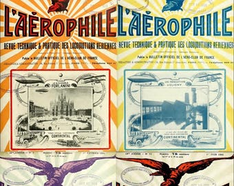 L'Aérophile Magazine (1898-1910) Vol.1 – 120 Early Aviation Issues (Digital Download)