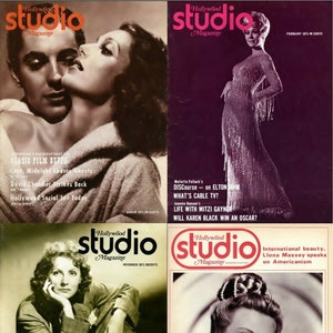 Hollywood Studio - America Film Magazine (1966-1972) - 28 Old Issues on DVD